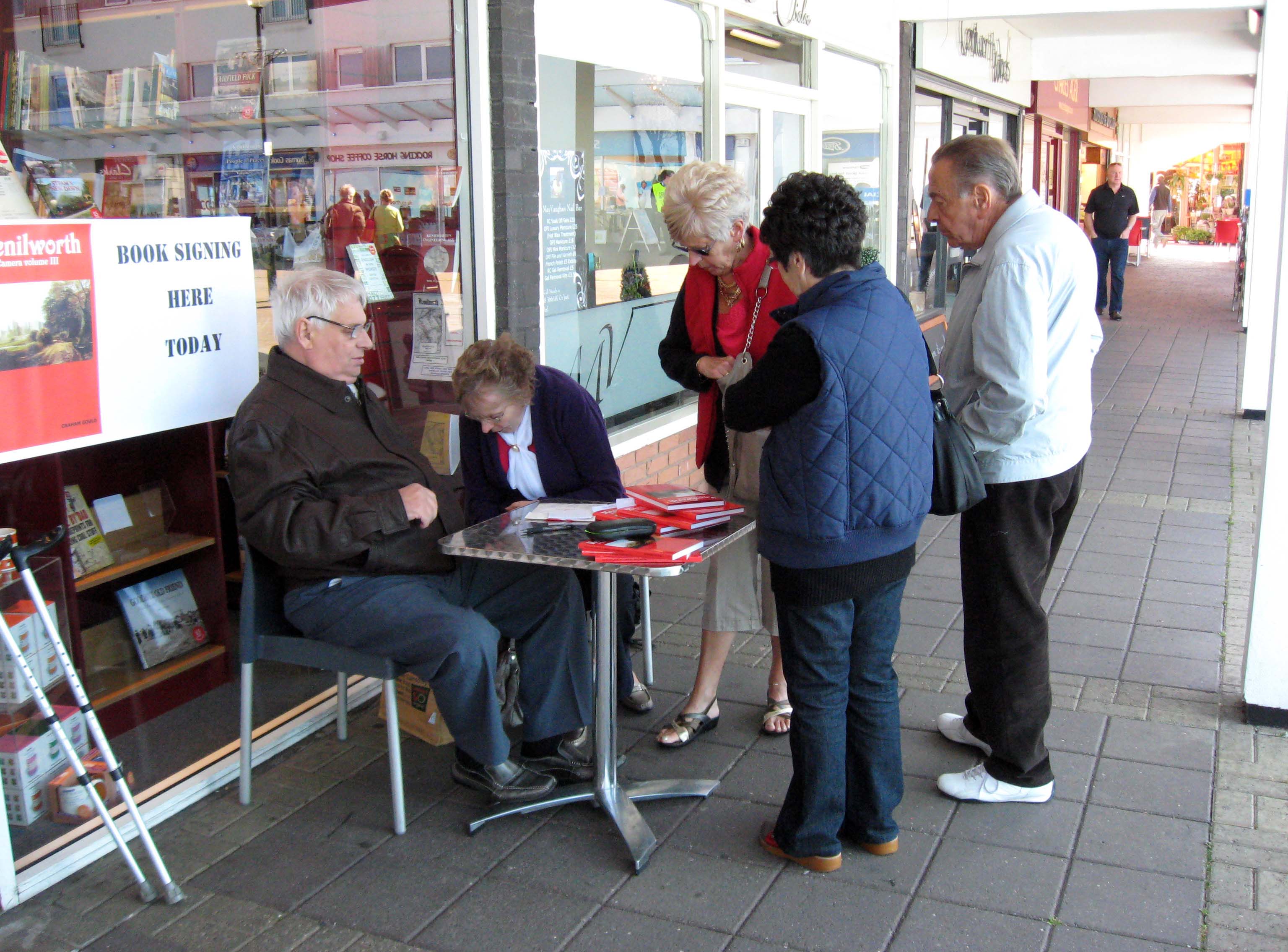 Book signing Kenilworth Books